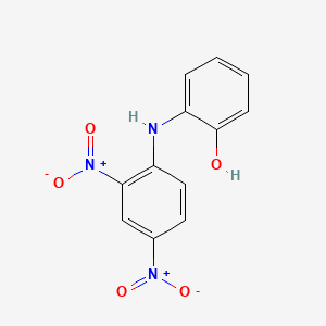 molecular formula C12H9N3O5 B1608609 2-(2,4-Dinitroanilino)phenol CAS No. 6358-23-2
