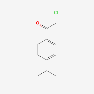 molecular formula C11H13ClO B1608626 2-Chloro-1-(4-isopropylphenyl)ethanone CAS No. 21886-60-2