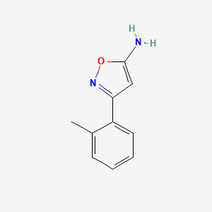 3-(2-Methylphenyl)-1,2-oxazol-5-amine