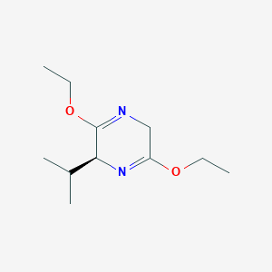 molecular formula C11H20N2O2 B160863 (S)-2,5-Dihydro-3,6-diethoxy-2-isopropylpyrazine CAS No. 134870-62-5
