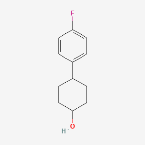 molecular formula C12H15FO B1608632 4-(4-Fluorophenyl)cyclohexan-1-ol CAS No. 77412-73-8
