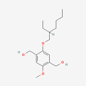 molecular formula C17H28O4 B1608634 2-Methoxy-5-(2'-ethylhexyloxy)-1,4-bis(hydroxymethyl)benzene CAS No. 245731-58-2