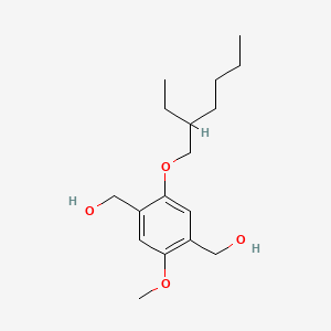 molecular formula C17H28O4 B1608634 [2-(2-Ethylhexoxy)-4-(hydroxymethyl)-5-methoxyphenyl]methanol CAS No. 245731-58-2