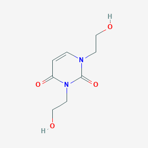 molecular formula C8H12N2O4 B1608638 1,3-Bis(2-hydroxyethyl)uracil CAS No. 711-66-0