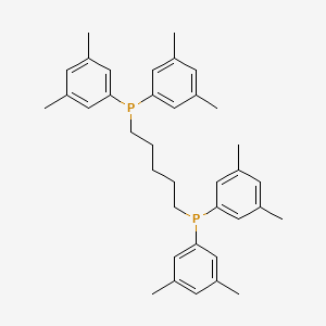 molecular formula C37H46P2 B1608639 1,5-Bis[bis(3,5-dimethylphenyl)phosphino]pentane CAS No. 220185-38-6