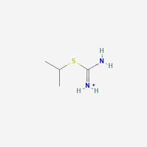 [Amino(propan-2-ylsulfanyl)methylidene]azanium