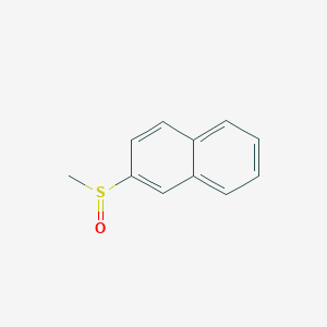 molecular formula C11H10OS B1608642 2-(Methylsulfinyl)naphthalene CAS No. 35330-76-8