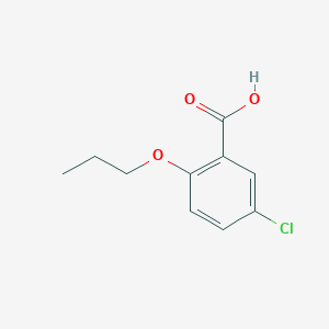 molecular formula C10H11ClO3 B1608643 5-Chloro-2-propoxybenzoic acid CAS No. 62176-15-2