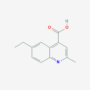 6-Ethyl-2-methylquinoline-4-carboxylic acid
