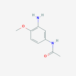 B160866 N-(3-Amino-4-methoxyphenyl)acetamide CAS No. 6375-47-9