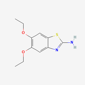 5,6-Diethoxy-1,3-benzothiazol-2-amine