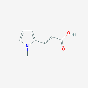 molecular formula C8H9NO2 B1608669 (2E)-3-(1-Methyl-1h-pyrrol-2-yl)acrylic acid CAS No. 51485-76-8