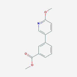 Methyl 3-(6-methoxypyridin-3-yl)benzoate