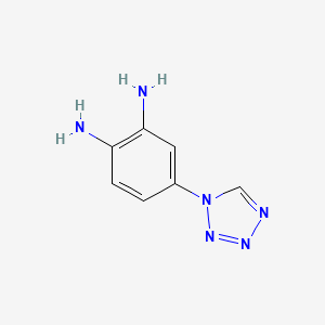 molecular formula C7H8N6 B1608679 4-(1H-Tetrazol-1-YL)-1,2-benzenediamine CAS No. 944663-31-4