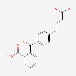 molecular formula C18H16O5 B1608680 4-[4-(2-羧基苯甲酰)苯基]丁酸 CAS No. 80866-86-0