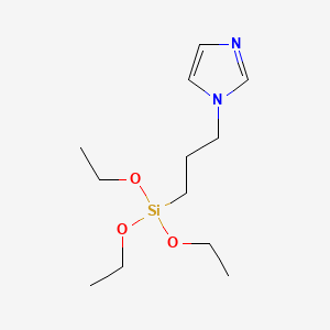 molecular formula C12H24N2O3Si B1608684 1-[3-(三乙氧基甲硅烷基)丙基]-1H-咪唑 CAS No. 63365-92-4