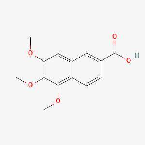 5,6,7-Trimethoxy-2-naphthoic acid
