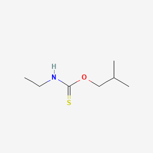 molecular formula C7H15NOS B1608699 O-изобутилэтилтиокарбамат CAS No. 55860-53-2