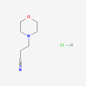 4-Morpholinepropanenitrile, monohydrochloride