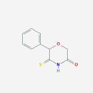 molecular formula C10H9NO2S B1608704 2-Phenylthiomorpholin-3-one CAS No. 70156-57-9