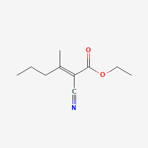 molecular formula C10H15NO2 B1608715 Ethyl 2-cyano-3-methylhex-2-enoate CAS No. 759-54-6