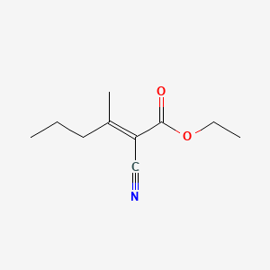 Ethyl 2-cyano-3-methylhex-2-enoate
