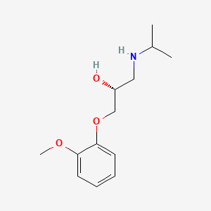 molecular formula C13H21NO3 B1608720 (+)-Moprolol CAS No. 77164-22-8