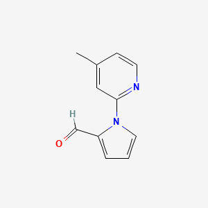 1-(4-Methylpyridin-2-YL)-1H-pyrrole-2-carbaldehyde