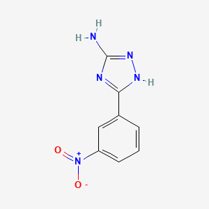 molecular formula C8H7N5O2 B1608741 5-(3-Nitrophenyl)-4H-1,2,4-triazol-3-amine CAS No. 59301-20-1