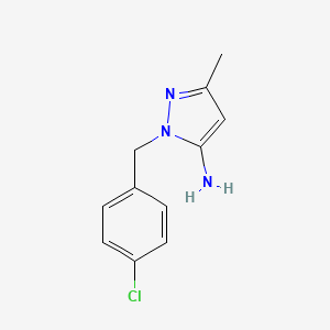 1-(4-chlorobenzyl)-3-methyl-1H-pyrazol-5-amine