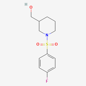 (1-(4-Fluorophenylsulfonyl)piperidin-3-yl)methanol