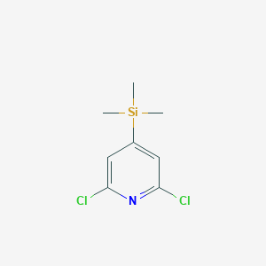 molecular formula C8H11Cl2NSi B160875 2,6-Dichloro-4-(trimethylsilyl)pyridine CAS No. 134031-23-5