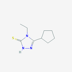 5-cyclopentyl-4-ethyl-4H-1,2,4-triazole-3-thiol