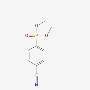 molecular formula C11H14NO3P B1608757 Diethyl (4-cyanophenyl)phosphonate CAS No. 28255-72-3