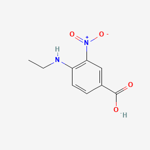 molecular formula C9H10N2O4 B1608762 4-(Ethylamino)-3-nitrobenzoic acid CAS No. 2788-74-1