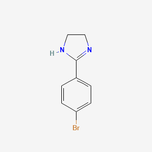 molecular formula C9H9BrN2 B1608763 2-(4-bromophenyl)-4,5-dihydro-1H-imidazole CAS No. 206535-83-3