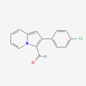 2-(4-Chlorophenyl)indolizine-3-carbaldehyde