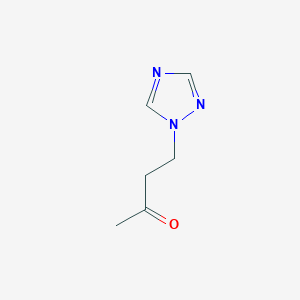molecular formula C6H9N3O B1608777 4-(1H-1,2,4-triazol-1-yl)butan-2-one CAS No. 884497-49-8