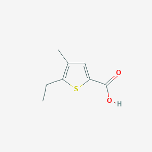 molecular formula C8H10O2S B1608778 5-Ethyl-4-methylthiophene-2-carboxylic acid CAS No. 40808-25-1