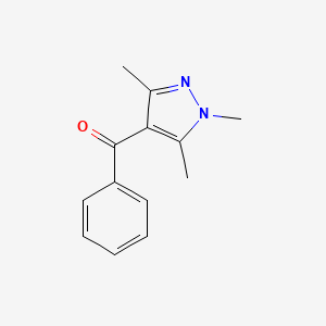 molecular formula C13H14N2O B1608779 Phenyl-(1,3,5-trimethylpyrazol-4-yl)methanone CAS No. 31539-68-1