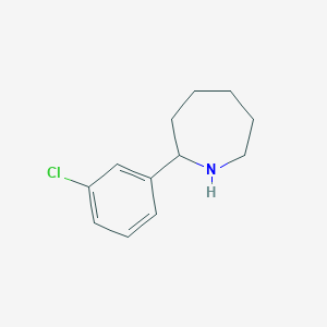 molecular formula C12H16ClN B1608781 2-(3-Chlorophenyl)azepane CAS No. 383129-21-3