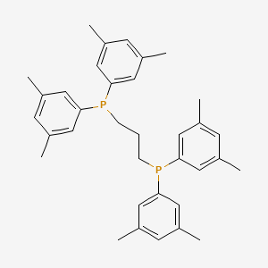 molecular formula C35H42P2 B1608782 1,3-Bis[bis(3,5-dimethylphenyl)phosphino]propane CAS No. 220185-36-4