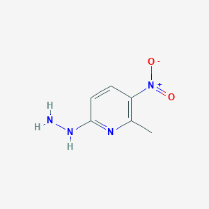 (6-Methyl-5-nitropyridin-2-yl)hydrazine