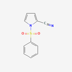 molecular formula C11H8N2O2S B1608786 1-(Phenylsulfonyl)-2-pyrrolecarbonitrile CAS No. 97188-22-2