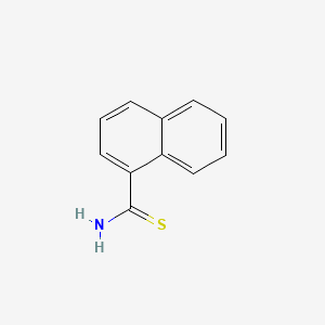 molecular formula C11H9NS B1608793 Naphthalene-1-carbothioamide CAS No. 20300-10-1