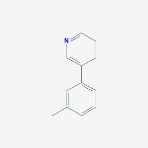 molecular formula C12H11N B1608797 3-(3-Methylphenyl)pyridine CAS No. 4385-67-5