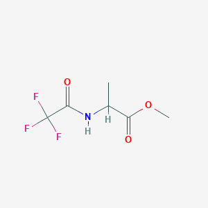 molecular formula C6H8F3NO3 B1608799 Methyl 2-[(2,2,2-trifluoroacetyl)amino]propanoate CAS No. 25518-39-2