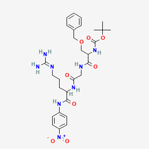 molecular formula C29H40N8O8 B1608800 Boc-O-benzyl-Ser-Gly-Arg-p-nitroanilide CAS No. 77220-80-5