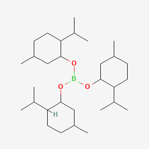 molecular formula C30H57BO3 B1608806 DL-Menthyl borate CAS No. 62697-74-9