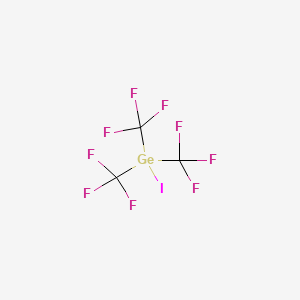 molecular formula C3F9GeI B1608808 Germane, iodotris(trifluoromethyl)- CAS No. 66348-18-3